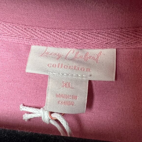 NWT XL Lacey Chabert PINK Full-Zip Hooded Jacket with Drawstring Waist - Picture 2 of 8